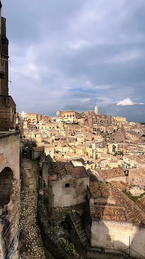 🇮🇹✨ Matera, Italy the city carved from stone Welcome to Matera, where ancient cave homes called Sassi are built right into the rock cliffs. Walking these streets feels like stepping back thousands of years — golden stone houses, hidden stairways, and views that glow at sunset. 🌅 Once called the “shame of Italy,” Matera is now a UNESCO World Heritage site and one of the most breathtaking places you’ll ever see. #Matera #ItalyTravel #HiddenGems #BucketListTravel