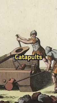 What is the difference between a trebuchet and a catapult? #trebuchet #siegewarfare