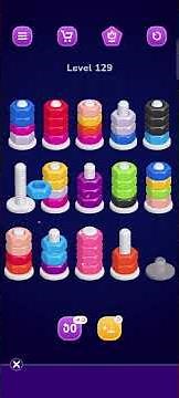 Nut Sort Level 129 Walkthrough | Nuts — Color Sort 129 solution