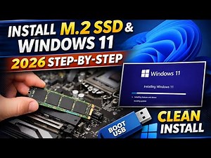 How to Install an M.2 SSD and Windows 11 (2026 Step-by-Step Guide)