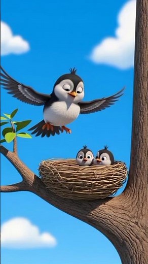 Baby Birds’ First Flight | Fun Animated Kids Short