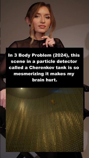 In 3 Body Problem (2024), this scene in a Cherenkov tank is so mesmerizing it makes my brain hurt.