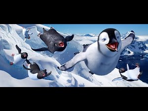 Happy Feet (2006) Sliding Down The Ice 🐧 🛝