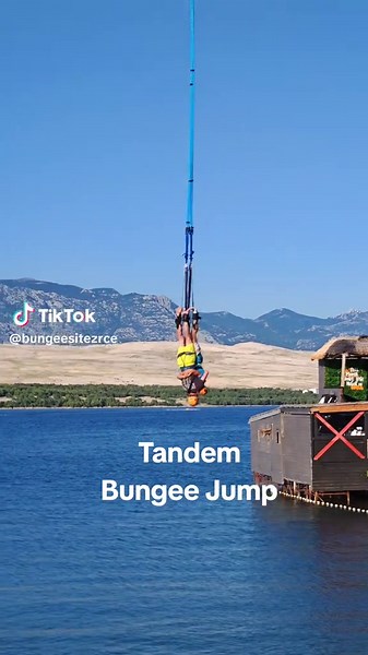 Tandem Bungee Jump at Zrce Beach