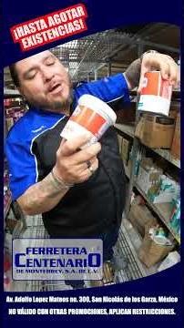 Tangit Sista and Resistol on sale at Ferretera Centenario in Monterrey