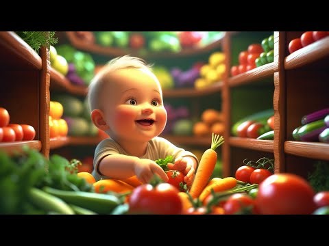 🛒🎶 Grocery Store Song for Kids | Fun Shopping Nursery Rhyme ✨