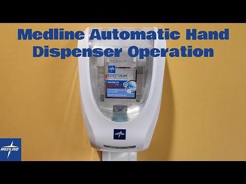 How To Use Your New Medline Automatic Hand Dispenser Fill And Battery Change