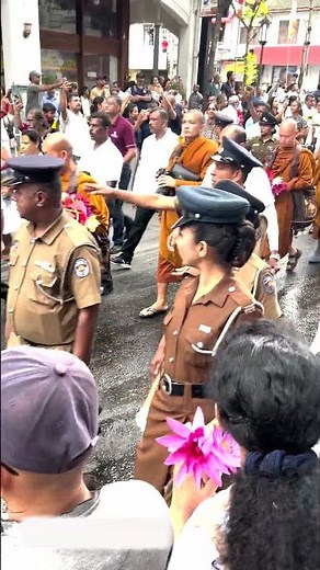 A Moment of Pure Devotion in Kandy 🌸 | Global Peace Walk Sri Lanka #Kandy #PeaceWalk #srilanka