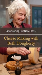 Drumroll, pleeeeease! 🥁 Announcing our newest School of Traditional Skills class - Cheesemaking with Beth Dougherty! In this step-by-step class on homestead cheese making, you will learn delicious, nutritious, and budget-friendly methods for turning raw milk into mozzarella, provolone, and aged farmhouse-style cheeses that work in a real-life kitchen! The course includes two hours of video instruction, a comprehensive downloadable skill sheet, and bonus FAQ videos. From now through Monday, you 
