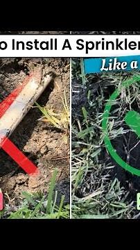 How To Install A Sprinkler | Like A Pro