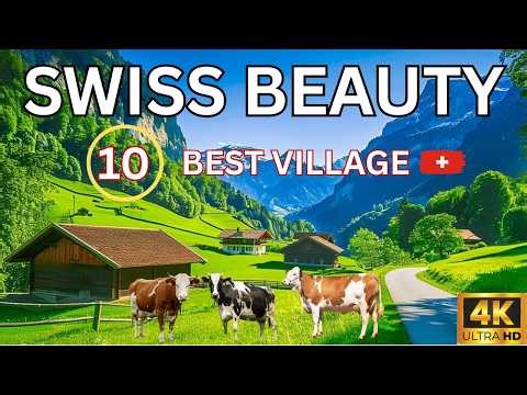 Switzerland 4k: 10 beautiful villages in Swiss countryside
