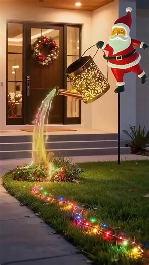 🎄 Solcellsdriven Jultomte Vattenkannelampa – Förvandla din trädgård till en julberättelse! Samla solsken på dagen, lys som stjärnorna på natten, och skapa din drömgård utan elkostnader. ✨ Varför den kan höja julstämningen: ✅ Solcellsdriven – laddar på dagen, tänder automatiskt på natten ✅ Lager av varma LED-ljus – skapar en "smältande ljus"-effekt ✅ Hållbar och väderbeständig – metallkonstruktion, IP44-classad, användbar hela året ✅ Enkel montering – häng enkelt i trädgården, på terrassen eller