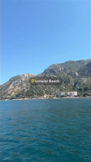 A view of Icmeler from the sea