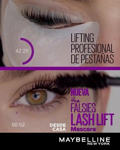 Prueba la nueva mascara Falsies Lash Lift: lifting para tus pestañas hasta por 16 horas. ¡será tu mascara favorita! | Maybelline New York