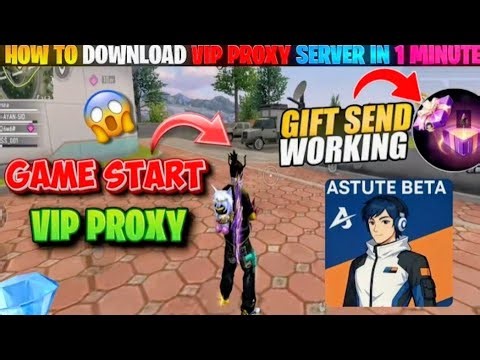 GAME START/GIFT SENDING PROXY🎁 SERVER100% WORKING HOW TO DOWNLOAD | VIP ASTUTEBETA PROXY SERVER 😱🤯