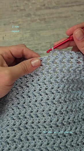 2 Row Repeat Zig Zag Crochet Pattern Tutorial