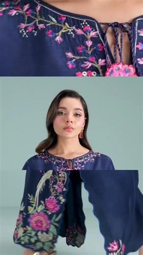 Elegant Navy Embroidered 3PC Suit 😍 Under Budget | Luxury Look for Less