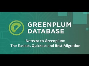 Netezza to Greenplum: The Easiest, Quickest and Best Migration