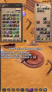 Opening 300 Faction Chests | Silver & Fame | #albiononline