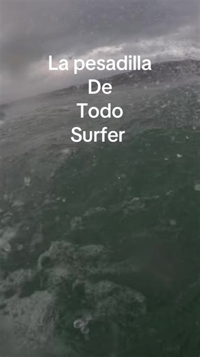 Todo Surfer tiene el terror en el cuerpo si el mar está muy grande #surfer #fail #surfing #gopro #pov