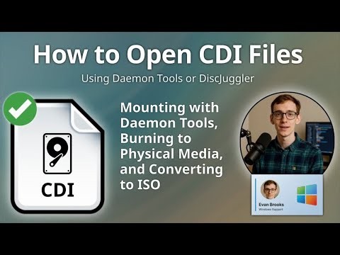 CDI File Tutorial: Opening DiscJuggler Disc Images