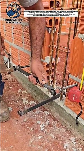 Smart Wall Alignment Tool for Perfect Brickwork & Column Installation