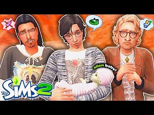 EA really said ‘good luck’ to the Curious family in the Sims 2.. 🛸