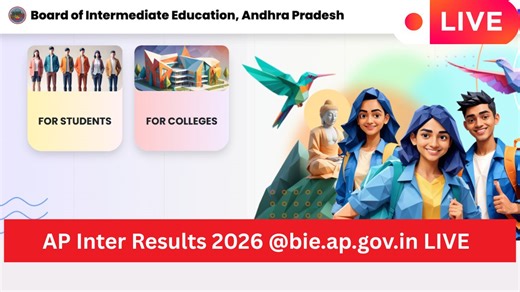 AP Inter Results 2026 (OUT) @bie.ap.gov.in LIVE: Check BIEAP Intermediate 1st, 2nd year Result Link