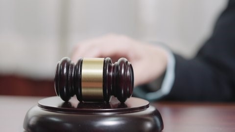 Slow Motion Judges Hand Wooden Gavel Stock Footage Video (100% Royalty-free) 1092156237 | Shutterstock