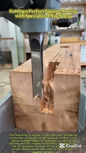 Timber Framing Technique: Creating a Mortise Joint