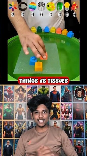😱 Things Vs Tissues 🧻