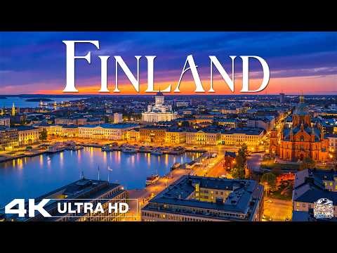 Finland 4K 🇫🇮 | Nordic Nature, Lapland Winter & Northern Lights in Ultra HD