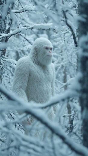 Albino Bigfoot Spotted Where It Shouldn't Be #cryptids #rare #chilling
