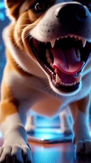 When a Giant Dog Escapes Your Screen! #pitbull #animals