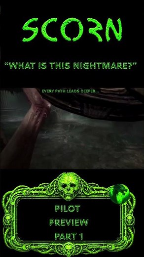 😱 Scorn – Pilot Pt 1 Preview: What IS This Nightmare? 🔥 | Maz Play Shorts