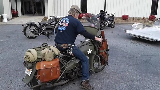 '42 WLA. Video by Blue Moon Cycle | Harley-Davidson Springers