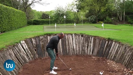 Want easy bunker shots? Throw the club like this!