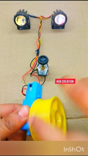 Easy Science Experiment with DC Motor 😲 #shorts #ngkcreation