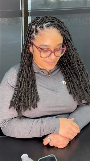 DISTRESSED LOCS TUTORIAL 🔥 Easy Loop Method Using Spring Twist Hair