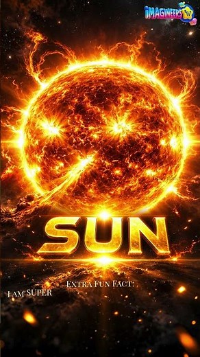 🌞 Sun Facts for Kids | Solar System Series | Imagineers TV #shorts #shortsforkids #sun #solarsystem