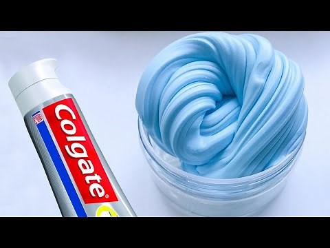 SLIME OHNE KLEBER 💦2 Zutaten Schleim mit Zucker und Zahnpasta einfach