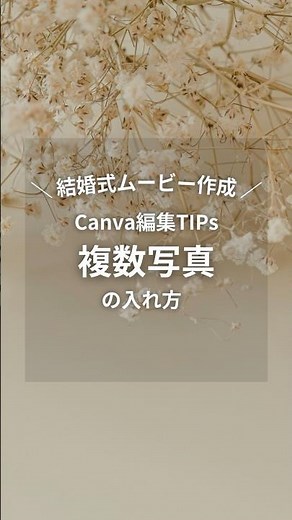 【結婚式ムービー】Canva・複数の写真の入れ方 #shorts #結婚式 #プロフィールムービー #オープニングムービー #プロフィールムービー手作り