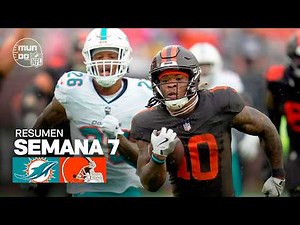 Miami Dolphins vs. Cleveland Browns | Resumen NFL en español - Semana 7 | NFL Highlights 2025