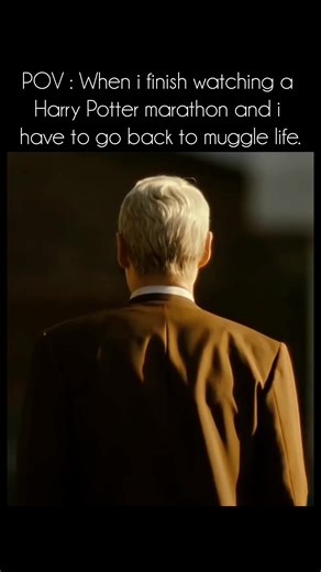 POV: That Empty feeling after completing the Harrypotter series because you love the Wizarding World so much and you don't want to go back in Muggle World 🥺🥺 | Harry Potter is life