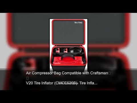 Air Compressor Bag Compatible with Craftsman V20 Tire Inflator (CMCE520B). Tire Inflator Case S