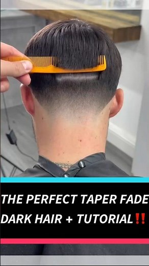 The Perfect TAPER FADE For Dark Hair 💈 ✨ Barber Haircut Tutorial + Walkthrough ✂️ Step By Step