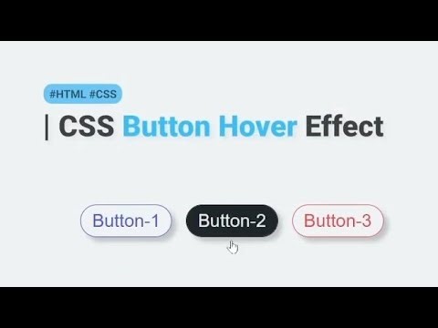 HTML & CSS Button Effect. Animation button ✅