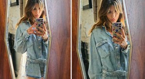 Elisabetta Canalis e il selfie allo specchio (rovinato): «Pensavo avessi le vene varicose»