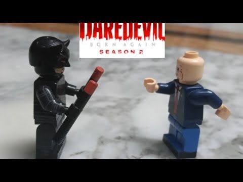 Daredevil vs Kingpin Daredevil born Again season 2 stopmotion in Lego