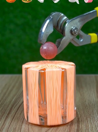 What happens if a red hot ball touches THIS? Let’s find out. 🔴😳 #redhotball #experiment #satisfying #fyp #viralvideo